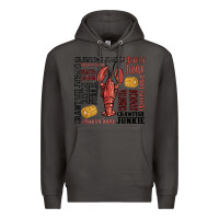 Smoke crawfish junkie Premium Hoodie - MaliasSmallBusiness