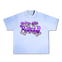 Grape Ice purple its my birthday Urban Heavy Tee - Zillion Design Studio