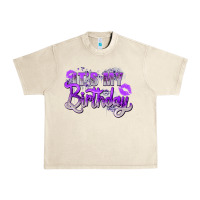 Sandshell purple its my birthday Urban Heavy Tee - Zillion Design Studio