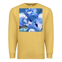 Antique Gold dolphins Premium Sweatshirt - BundleAndBundleShop