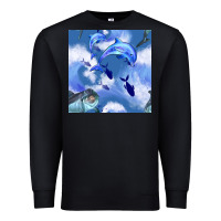 Black dolphins Premium Sweatshirt - BundleAndBundleShop