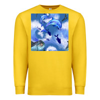 Lemon dolphins Premium Sweatshirt - BundleAndBundleShop