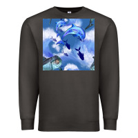 Smoke dolphins Premium Sweatshirt - BundleAndBundleShop