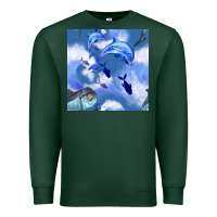 Sports Green dolphins Premium Sweatshirt - BundleAndBundleShop
