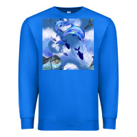 True Royal dolphins Premium Sweatshirt - BundleAndBundleShop