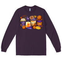 Plum basketball coffee cups Long Sleeve Tee - Zillion Design Studio