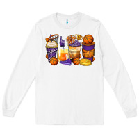 White basketball coffee cups Long Sleeve Tee - Zillion Design Studio