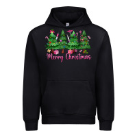 Black Merry Christmas Nurse trees Urban Hoodie - MaliasSmallBusiness