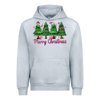 Heather Grey Merry Christmas Nurse trees Urban Hoodie - MaliasSmallBusiness