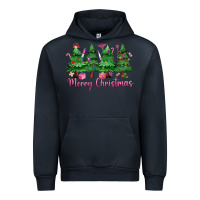 Navy Merry Christmas Nurse trees Urban Hoodie - MaliasSmallBusiness
