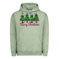 Pigment Oil Green Merry Christmas Nurse trees Urban Hoodie - MaliasSmallBusiness