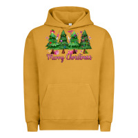 Pigment Peanut Butter Merry Christmas Nurse trees Urban Hoodie - MaliasSmallBusiness