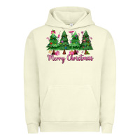Pigment Pistachio Merry Christmas Nurse trees Urban Hoodie - MaliasSmallBusiness