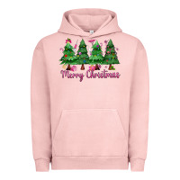 Pigment Salmon Merry Christmas Nurse trees Urban Hoodie - MaliasSmallBusiness