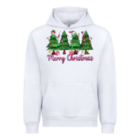 White Merry Christmas Nurse trees Urban Hoodie - MaliasSmallBusiness