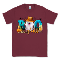 Burgundy Boo Y'all Classic Tee - texasbilliewilder