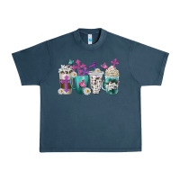 Midnight Navy blessed coffee cups Urban Heavy Tee - texasbilliewilder