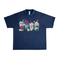 Navy blessed coffee cups Urban Heavy Tee - texasbilliewilder