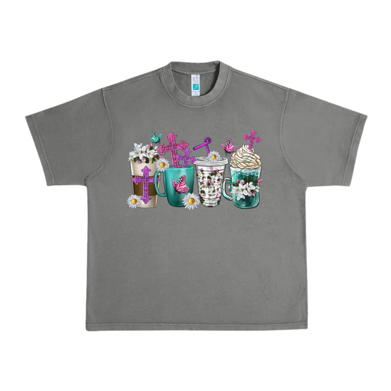 Blessed Coffee Cups Urban Heavy Tee by texasbilliewilder | Teevron