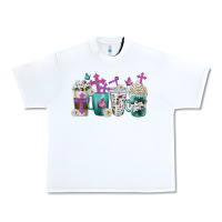 White blessed coffee cups Urban Heavy Tee - texasbilliewilder