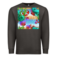 Smoke seahorse and beach Premium Sweatshirt - BundleAndBundleShop