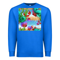 True Royal seahorse and beach Premium Sweatshirt - BundleAndBundleShop