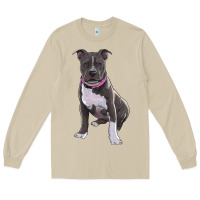 Mushroom pitbull Long Sleeve Tee - RanaPortraitStore