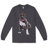 Smoke pitbull Long Sleeve Tee - RanaPortraitStore