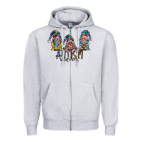 Heather Grey autism awareness Zipper Hoodie - SublimationCraftShop