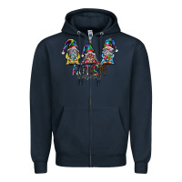 Navy autism awareness Zipper Hoodie - SublimationCraftShop