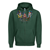 Sports Green autism awareness Zipper Hoodie - SublimationCraftShop
