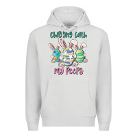 Dove Grey chilling with my peeps Premium Hoodie - MaliasSmallBusiness