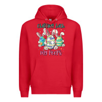 Red chilling with my peeps Premium Hoodie - MaliasSmallBusiness