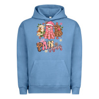 Pigment Pebble Blue pantasmas christmas mexican conchas ghosts Urban Hoodie - MaliasSmallBusiness