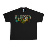Black blessed life western Urban Heavy Tee - texasbilliewilder