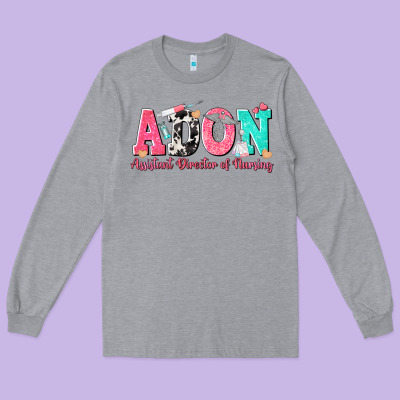 Adon Assistant Director Of Nursing Long Sleeve Tee Designed By Texasbilliewilder