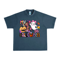 Midnight Navy my 1st halloween Urban Heavy Tee - BarkalooDesign