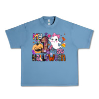 Pebble Blue my 1st halloween Urban Heavy Tee - BarkalooDesign