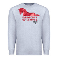Heather Grey Everybody's Got A Horse Neigh Premium Sweatshirt - Bettercallsaul