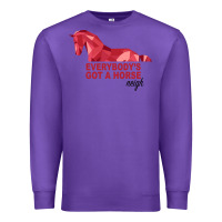 Purple Everybody's Got A Horse Neigh Premium Sweatshirt - Bettercallsaul
