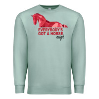 Seafoam Everybody's Got A Horse Neigh Premium Sweatshirt - Bettercallsaul