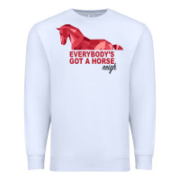 White Everybody's Got A Horse Neigh Premium Sweatshirt - Bettercallsaul