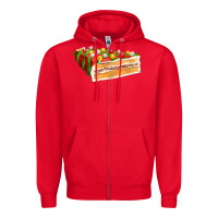 Red red christmas cake fa element 1 Zipper Hoodie - FaDigitalArtStudio