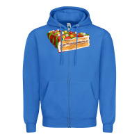 True Royal red christmas cake fa element 1 Zipper Hoodie - FaDigitalArtStudio