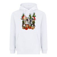 White western christmas cows and cactuses Heavyweight Hoodie - AdoDesignShop