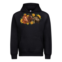 Black western horses Urban Hoodie - MaliasSmallBusiness