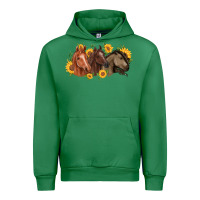 Emerald western horses Urban Hoodie - MaliasSmallBusiness