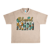 French Oak blessed mini with leopard and aztec Urban Heavy Tee - texasbilliewilder