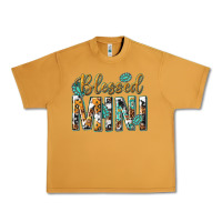Peanut Butter blessed mini with leopard and aztec Urban Heavy Tee - texasbilliewilder