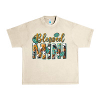 Sandshell blessed mini with leopard and aztec Urban Heavy Tee - texasbilliewilder